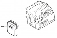 Bosch 3 603 K08 100 Pcl 10 Laser Cross Level / Eu Spare Parts
